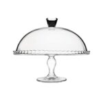 ΤΟΥΡΤΙΕΡΑ PATISSERIE ΓΥΑΛΙΝΗ ΜΕ ΚΑΠΑΚΙ Ø32CM