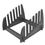 ΒΑΣΗ ΠΛΑΣΤΙΚΗ PP ΜΑΥΡΗ 32x23x16 CM ΓΙΑ ΠΛΑΚΕΣ ΚΟΠΗΣ 6 ΘΕΣΕΩΝ