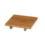 ΠΛΑΤΩ ΣΕΡΒΙΡΙΣΜΑΤΟΣ ΞΥΛΙΝΟ ΜΕ ΠΟΔΙΑ 15x15x2,5CM