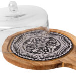 ΞΥΛΙΝΟ ΠΛΑΤΩ ΣΕΡΒΙΡΙΣΜΑΤΟΣ ΜΕ ΧΕΡΟΥΛΙ ΚΑΙ ΓΥΑΛΙΝΟ ΚΑΠΑΚΙ 36x27x17 CM MOROCCO BLACK PRESTIGE