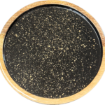 ΞΥΛΙΝΟ ΠΙΑΤΟ ΚΑΘΕΤΟ  ΜΑΥΡΟ GOLD SPOTS 25x2,5 CM