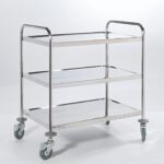 ΤΡΟΛΛΕΪ ΑΝΟΞΕΙΔΩΤΟ ΤΡΙΑ ΡΑΦΙΑ 86Χ54Χ94