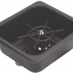 RINSER ΧΩΝΕΥΤΟ GN 1/6 ΙΝΟΧ ΜΑΥΡΟ