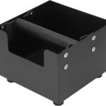 KNOCK BOX ΥΠΟΛΕΙΜΜΑΤΩΝ ΚΑΦΕ ΣΙΛΙΚΟΝΗΣ  ΙΝΟΧ ΜΑΥΡΟ 16x16x12 CM