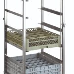 ΤΡΟΛΕΙ ΜΕΤΑΦΟΡΑΣ ΚΑΛΑΘΙΩΝ ΠΛΥΝΤΗΡΙΟΥ 7 ΘΕΣΕΩΝ ΙΝΟΧ