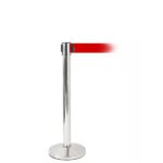 ΚΟΛΩΝΑ ΔΙΑΧΩΡΙΣΤΙΚΗ ΙΝΟΧ 32Χ90CM ME ΜΗΚΟΣ ΤΑΙΝΙΑΣ 2M ΚΑΙ ΧΡΩΜΑ ΚΟΚΚΙΝΟ