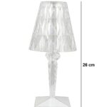 ΦΩΤΙΣΤΙΚΟ ΕΠΙΤΡΑΠΕΖΙΟ LED ΡΥΘΜΙΖΟΜΕΝΟ ΑΦΗΣ CRYSTAL ΑΚΡΥΛΙΚΟ 12x26 CM