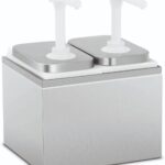 ΔΙΑΝΕΜΗΤΗΣ ΔΙΠΛΟΣ 4L ΙΝΟΧ ΜΕ PP ΤΡΟΜΠΑ 25x25x33 CM