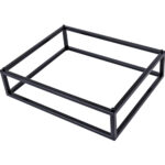 ΒΑΣΗ GN 1/2 32.5X26.5X8 CM IRON ΜΑΥΡΗ