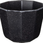 ΒΑΣΗ ΣΤΡΟΓΓΥΛΗ SPOTS BLACK Ø11,4x8,2 CM 440ML ΜΕΛΑΜΙΝΗΣ