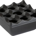 ΣΤΑΧΤΟΔΟΧΕΙΟ ΜΑΥΡΟ ΜΑΤ ΤΕΤΡΑΓΩΝΟ 9x9x5 CM ΜΕΛΑΜΙΝΗΣ ΚΙΝΑΣ