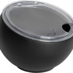 ΜΠΩΛ ORB BLACK MATT Ø20x14,6 CM 1600 ML ΜΕ ΚΑΠΑΚΙ ΜΕΛΑΜΙΝΗΣ ΚΙΝΑΣ