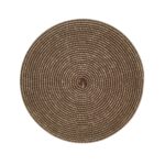ΣΟΥΠΛΑ ΣΤΡΟΓΓΥΛΟ 36 CM WOVEN BROWN ΚΙΝΑΣ