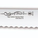 ΜΑΧΑΙΡΙ  35 CM ΟΔΟΝΤΩΤΟ ΜΑΥΡΗ ΛΑΒΗ CUTLERY PRO
