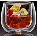 ΣΕΤ ΠΟΤΗΡΙΩΝ 2 ΤΕΜΑΧΙΩΝ 11CL BOROSILICATE ΔΙΠΛΟΤΟΙΧΑ 6 CM | 6,5 CM