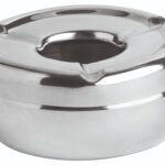 ΣΤΑΧΤΟΔΟΧΕΙΟ ΙΝΟΧ ΑΝΤΙΑΝΕΜΙΚΟ ΣΤΡΟΓΓΥΛΟ 10 CM