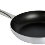 ΤΗΓΑΝΙ ΑΝΤΙΚΟΛ ΕΠΑΓΩΓΙΚΟ  ΑΛΟΥΜ 24x5 CM ΜΕ ΙΝΟΧ ΛΑΒΗ