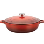 ΧΥΤΡΑ 28x7,5 CM ΑΝΤΙΚΟΛΛΗΤΙΚΗ ΑΛΟΥΜΙΝΙΟΥ INDUCTION ΚΟΚΚΙΝΗ