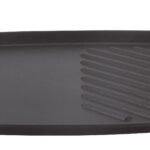 ΤΑΨΙ ΨΗΣΙΜΑΤΟΣ GRILL 44 x 29 CM ΑΝΤΙΚΟΛΛΗΤΙΚΟ ΑΛΟΥΜΙΝΙΟΥ INDUCTION ΜΕ ΛΑΒΕΣ