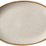 ΠΙΑΤΕΛΑ ΟΒΑΛ IVORY 26Χ16 CM