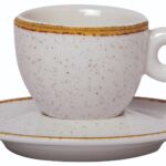 ΦΛΥΤΖΑΝΙ ΕΣΠΡΕΣΟ ΣΕΤ IVORY 70 ML ΜΕ ΠΙΑΤΑΚΙ 12 CM