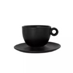 ΠΙΑΤΑΚΙ ΦΛΥΤΖΑΝΙΟΥ ΚΑΠΟΥΤΣΙΝΟ ΜΑΥΡΟ ΜΑΤ TORINO 14CM