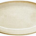 ΠΙΑΤΕΛΑ ΟΒΑΛ AMBIENCE YELLOW 29x17,5 CM BYBONE