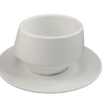 ΠΙΑΤΑΚΙ ΦΛΥΤΖΑΝΙΟΥ ΚΑΠΟΥΤΣΙΝΟ/ΣΟΚΟΛΑΤΑΣ LUNIK 16CM ΛΕΥΚΟ ΜΑΤ PRESTIGE ΠΟΡΣΕΛΑΝΗΣ