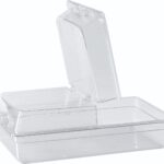 ΚΑΠΑΚΙ PC SQUARE FLIP GN 1/1 53X32CM ΔΙΑΦΑΝΕΣ