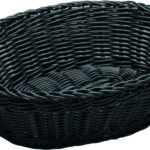 ΨΩΜΙΕΡΑ ΟΒΑΛ 25x20x8CM ΜΑΥΡΗ