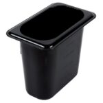 ΛΕΚΑΝΗ GASTRO 1/9 15CM POLYCARBONATE ΜΑΥΡΗ